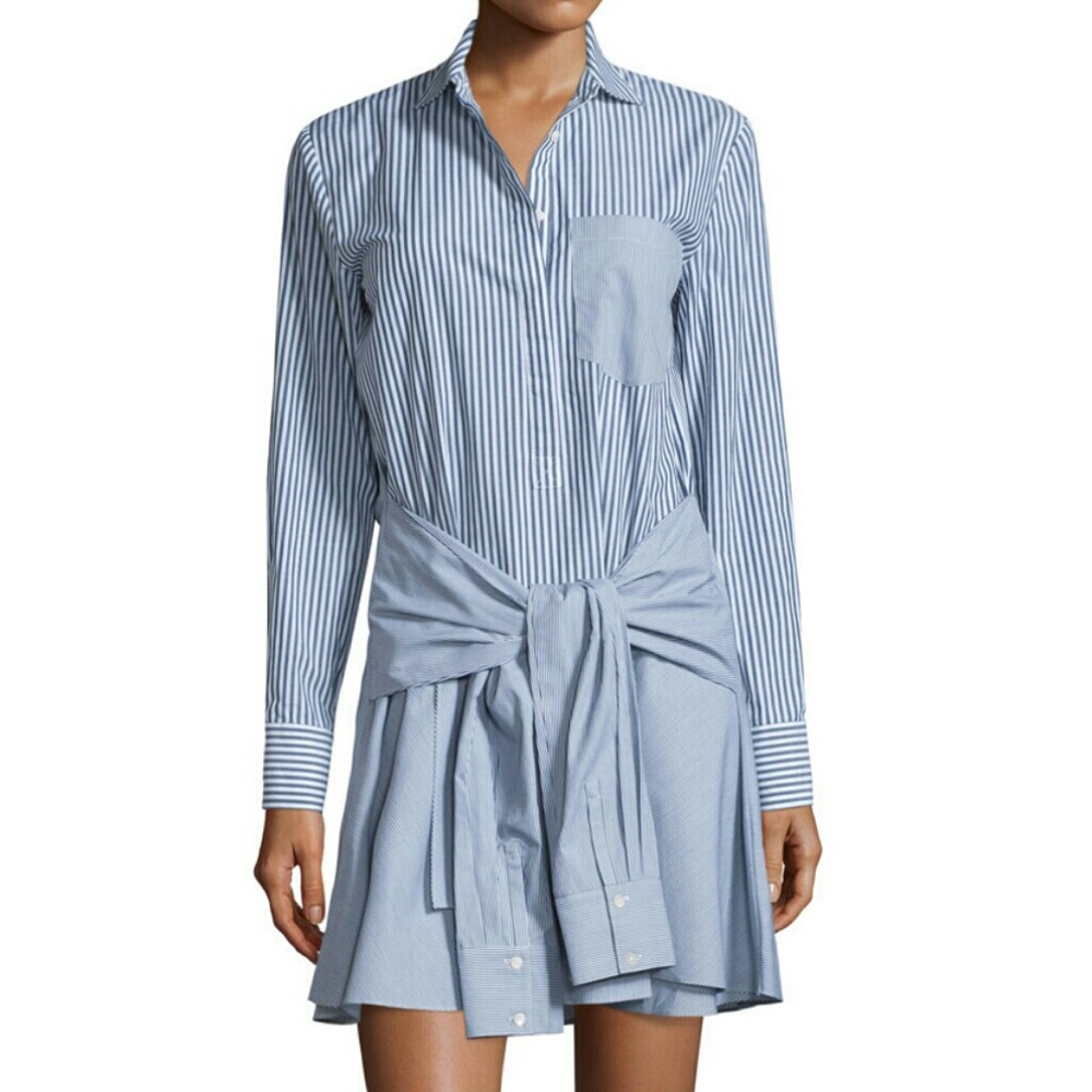 NWT 10 Crosby Derek Lam NAVY dress